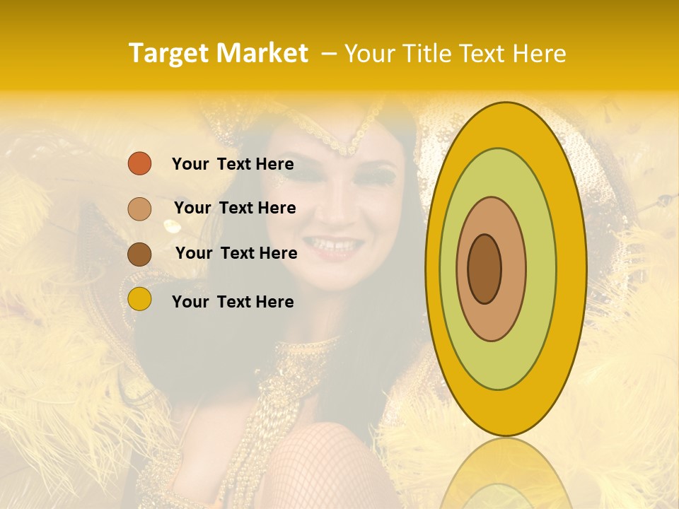 American Women Casino PowerPoint Template