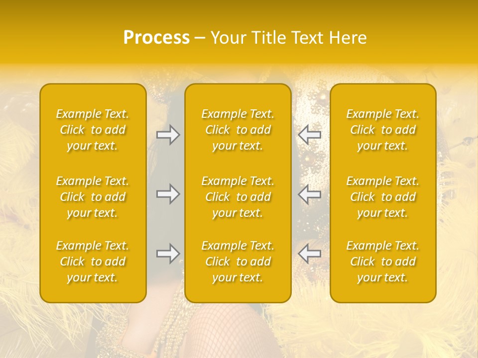 American Women Casino PowerPoint Template