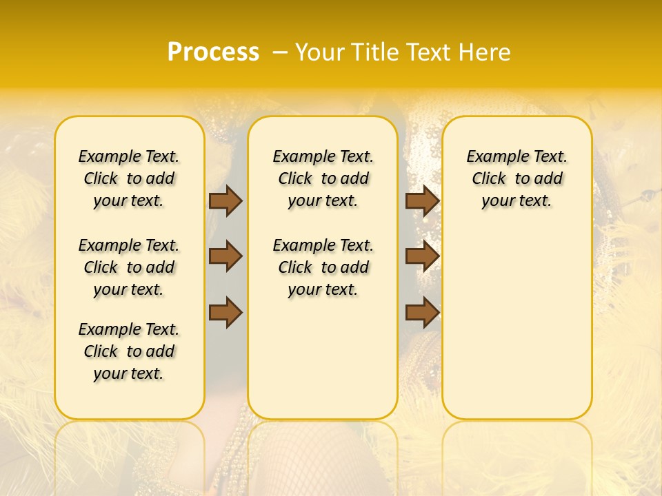 American Women Casino PowerPoint Template