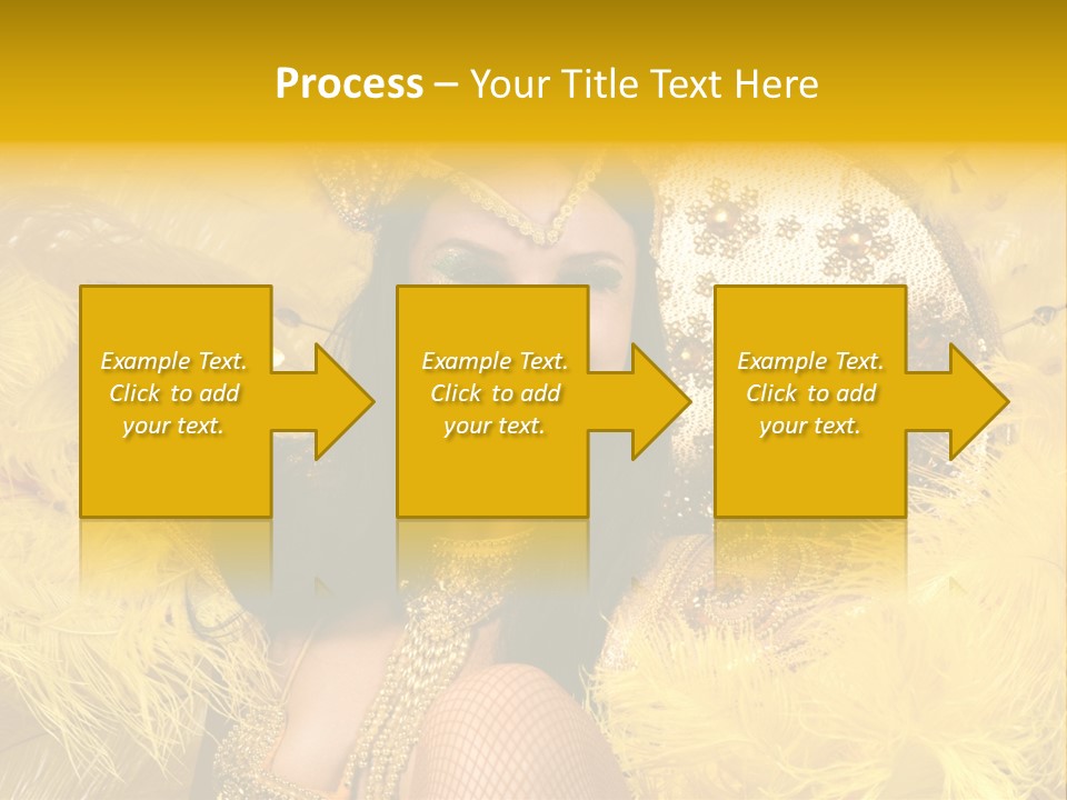 American Women Casino PowerPoint Template