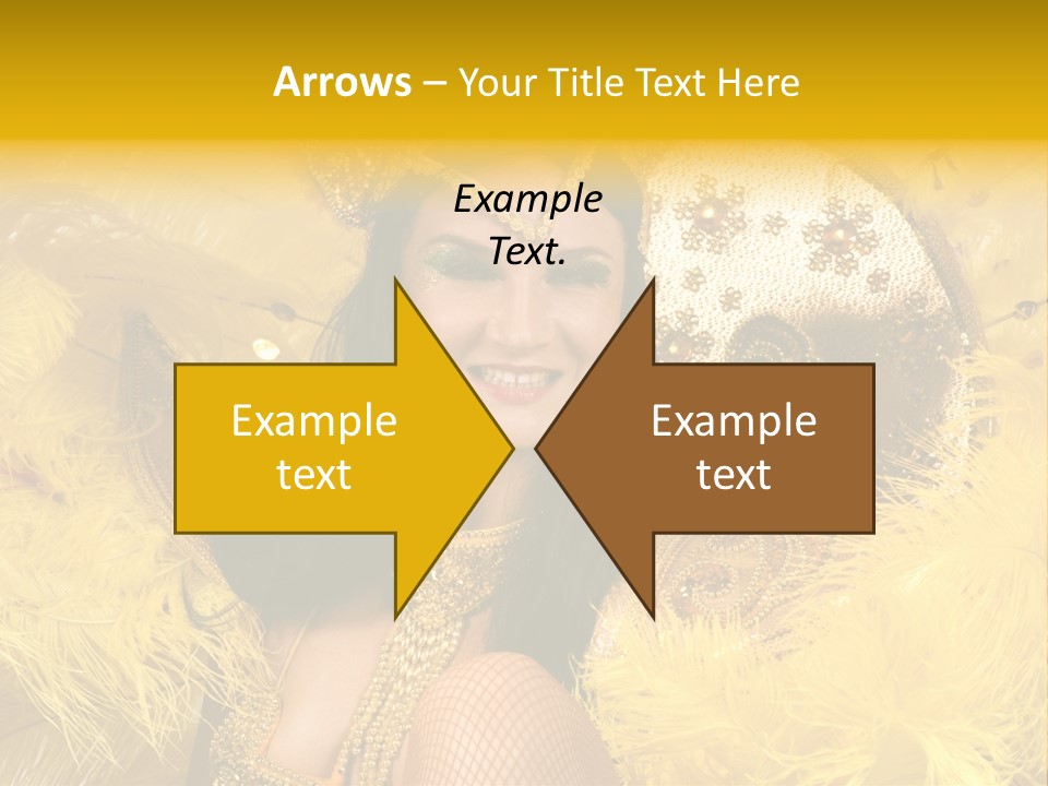 American Women Casino PowerPoint Template