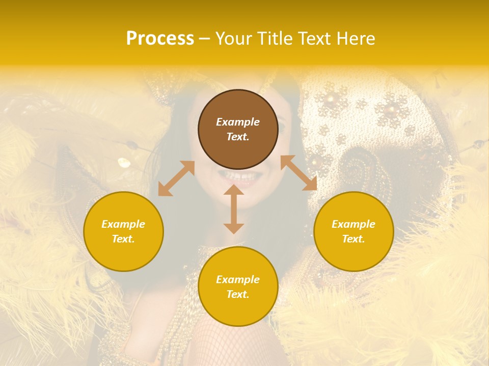 American Women Casino PowerPoint Template