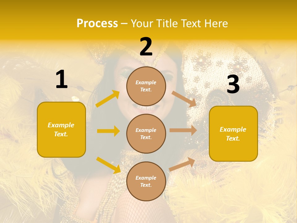 American Women Casino PowerPoint Template