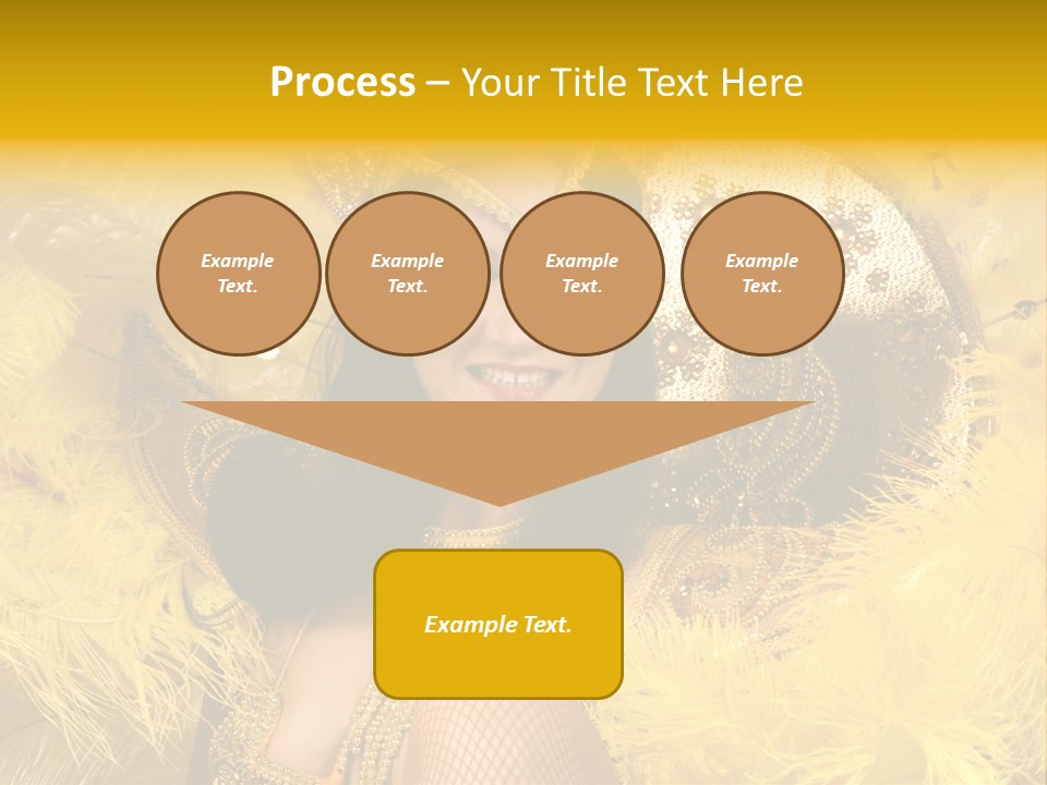 American Women Casino PowerPoint Template