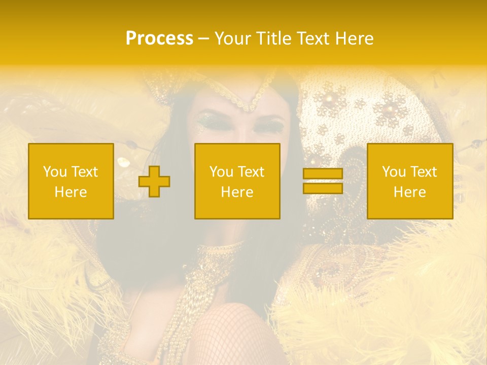 American Women Casino PowerPoint Template