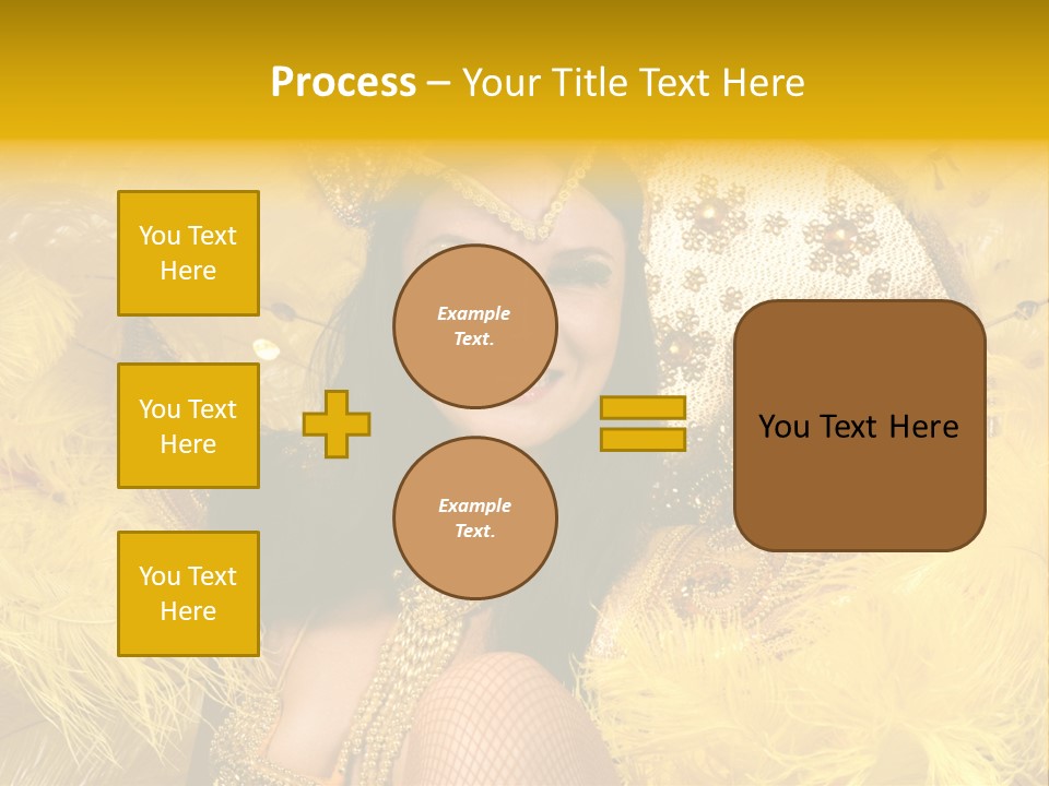 American Women Casino PowerPoint Template