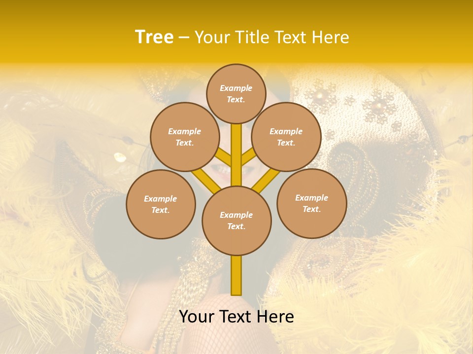 American Women Casino PowerPoint Template