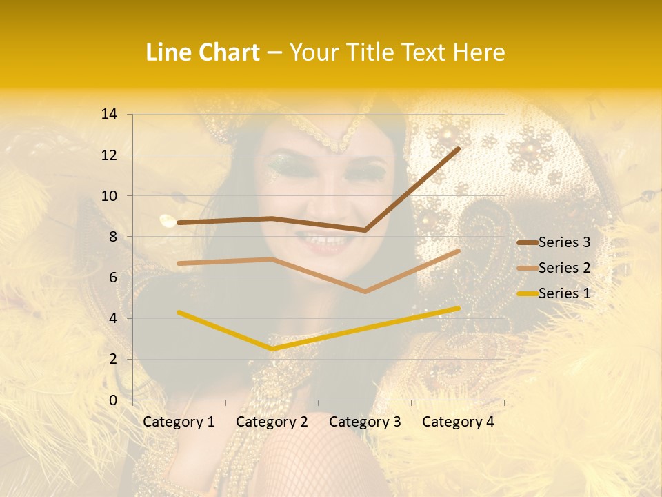 American Women Casino PowerPoint Template