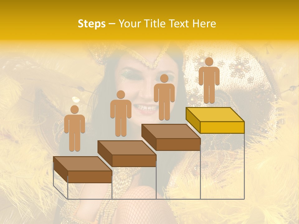 American Women Casino PowerPoint Template