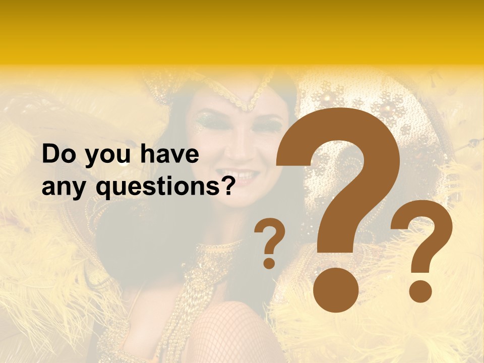 American Women Casino PowerPoint Template