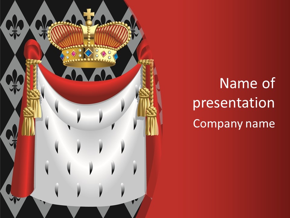 Queen Royal Blazon PowerPoint Template