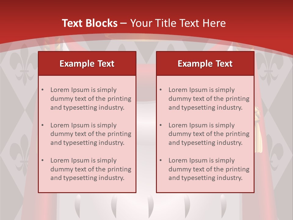 Queen Royal Blazon PowerPoint Template