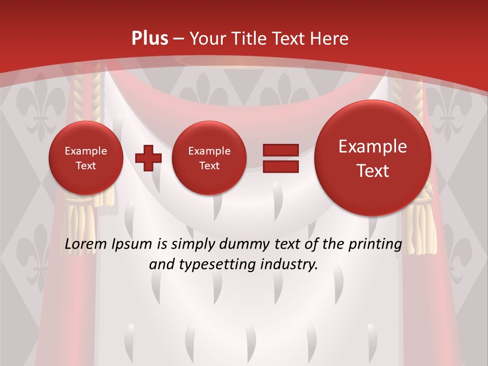 Queen Royal Blazon PowerPoint Template