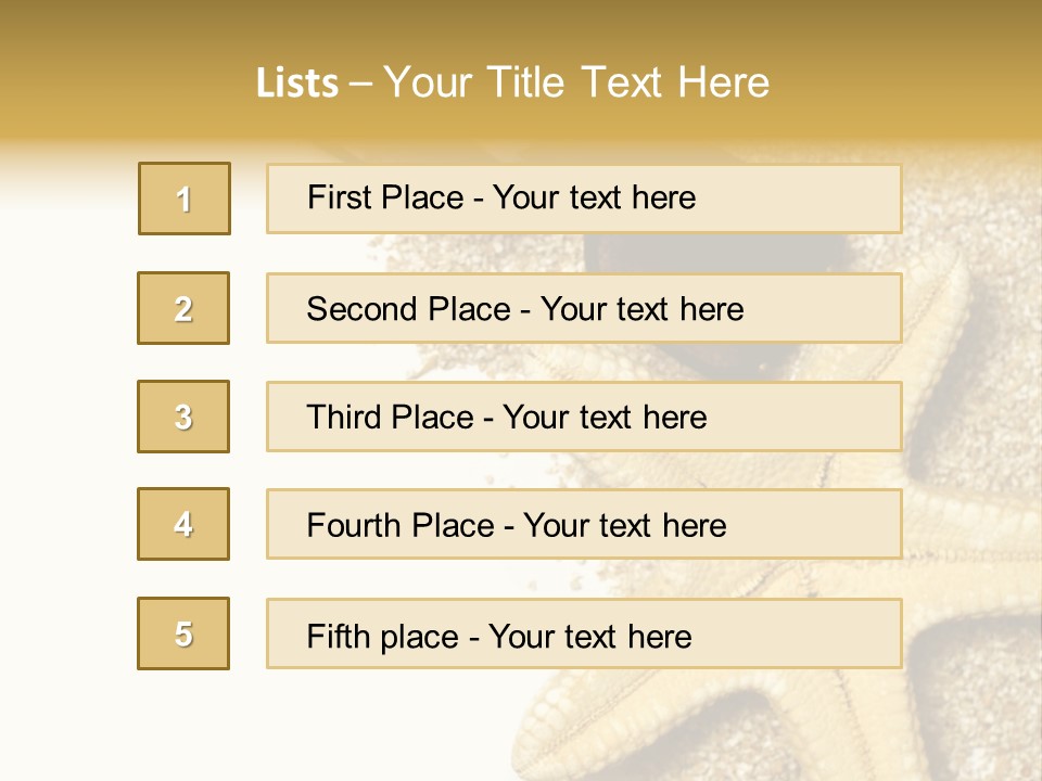 Beach Background Concept PowerPoint Template