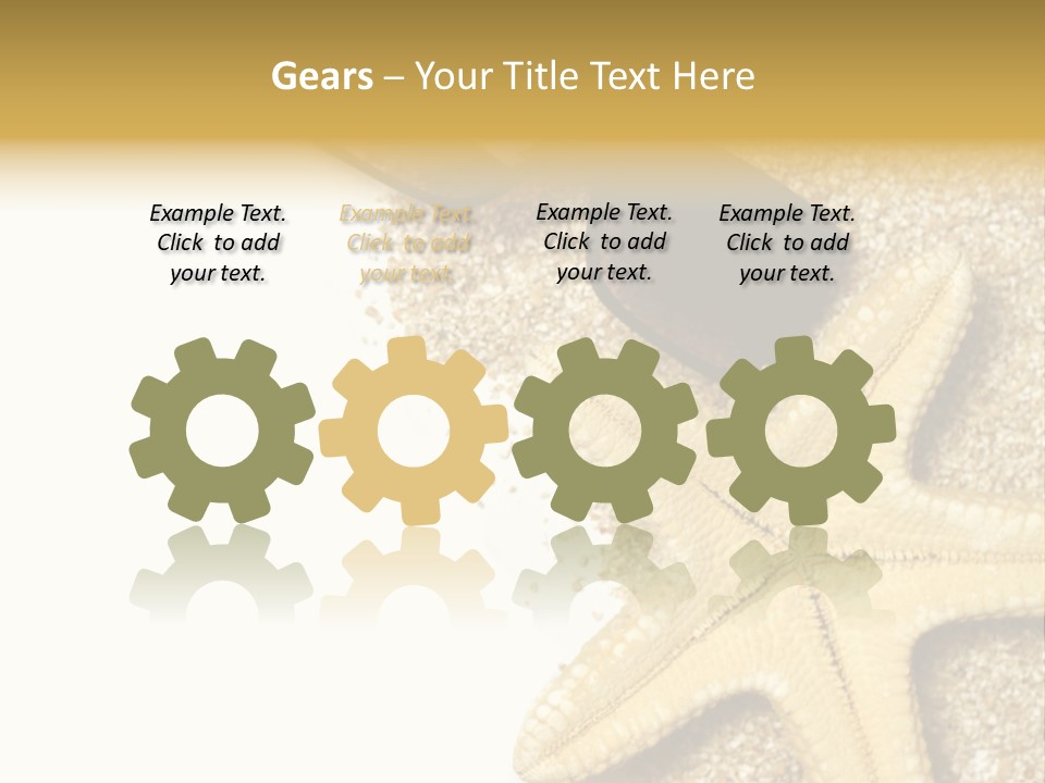 Beach Background Concept PowerPoint Template