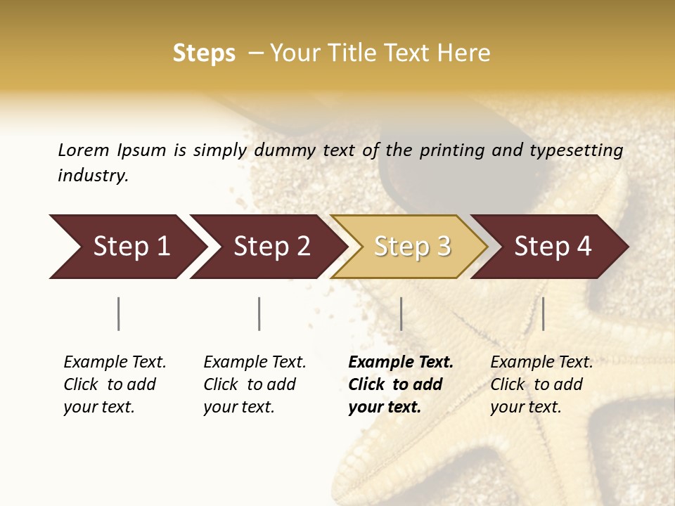 Beach Background Concept PowerPoint Template
