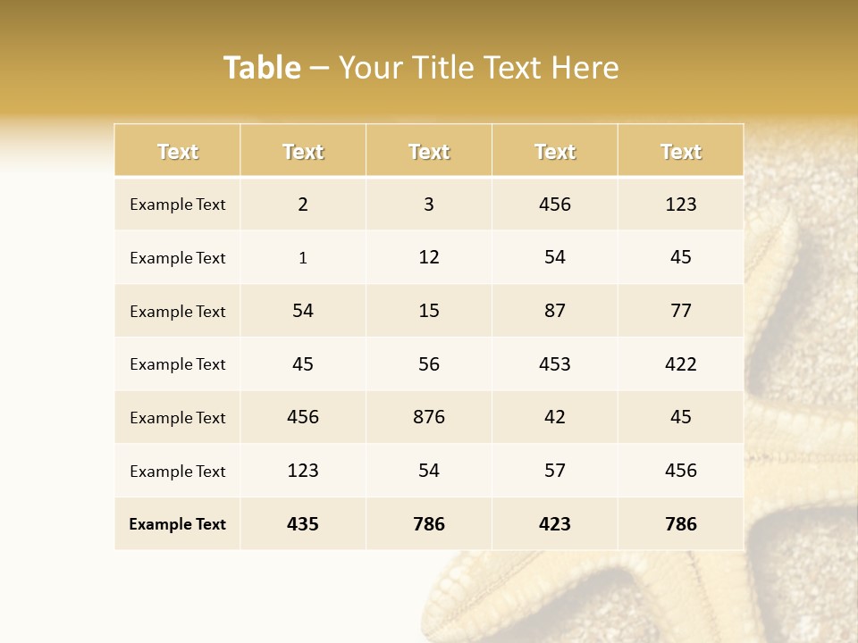 Beach Background Concept PowerPoint Template