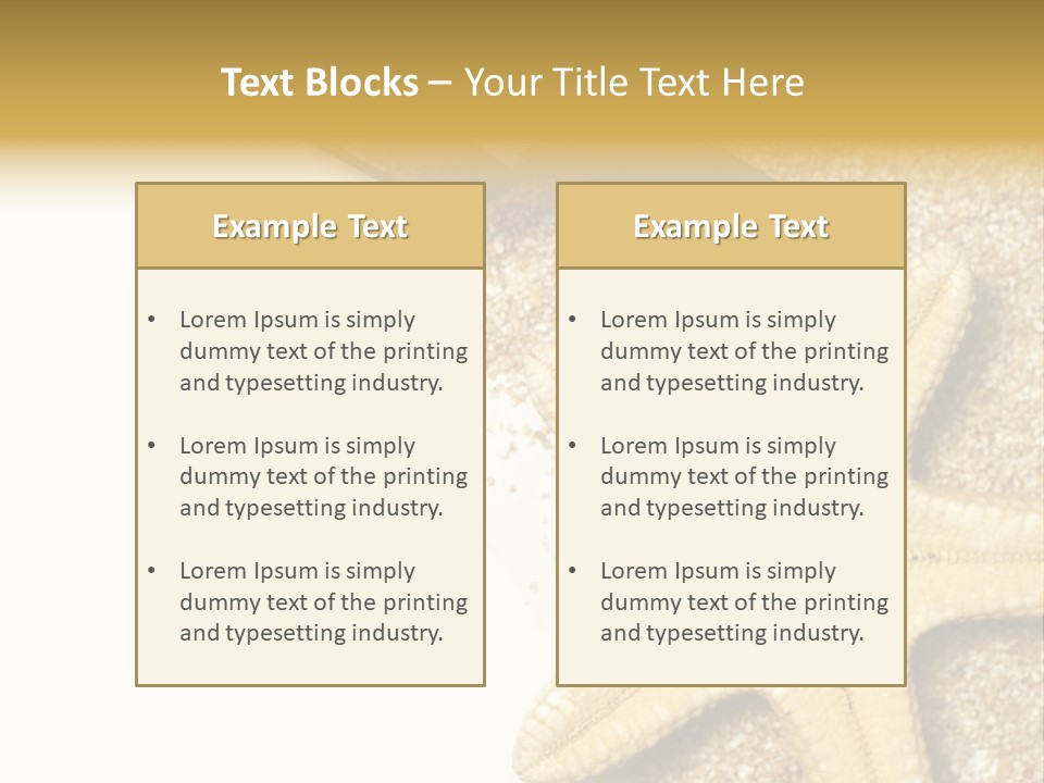 Beach Background Concept PowerPoint Template