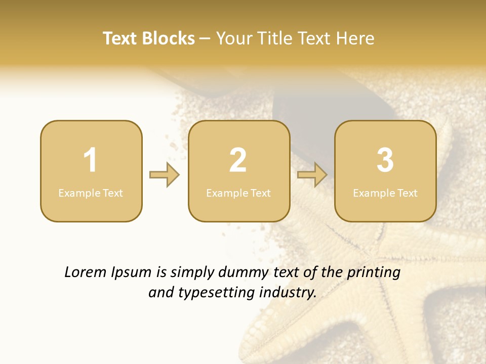 Beach Background Concept PowerPoint Template