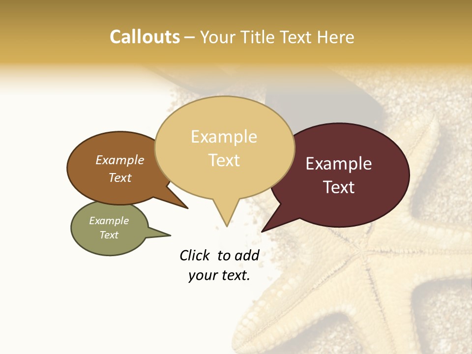 Beach Background Concept PowerPoint Template