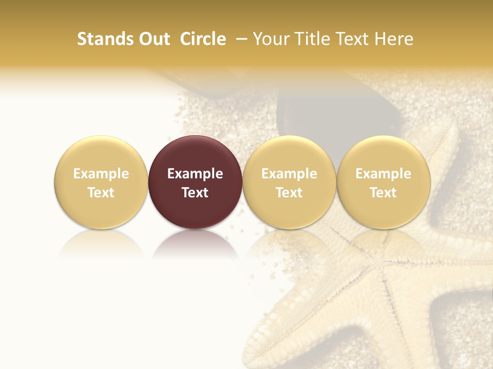 Beach Background Concept PowerPoint Template