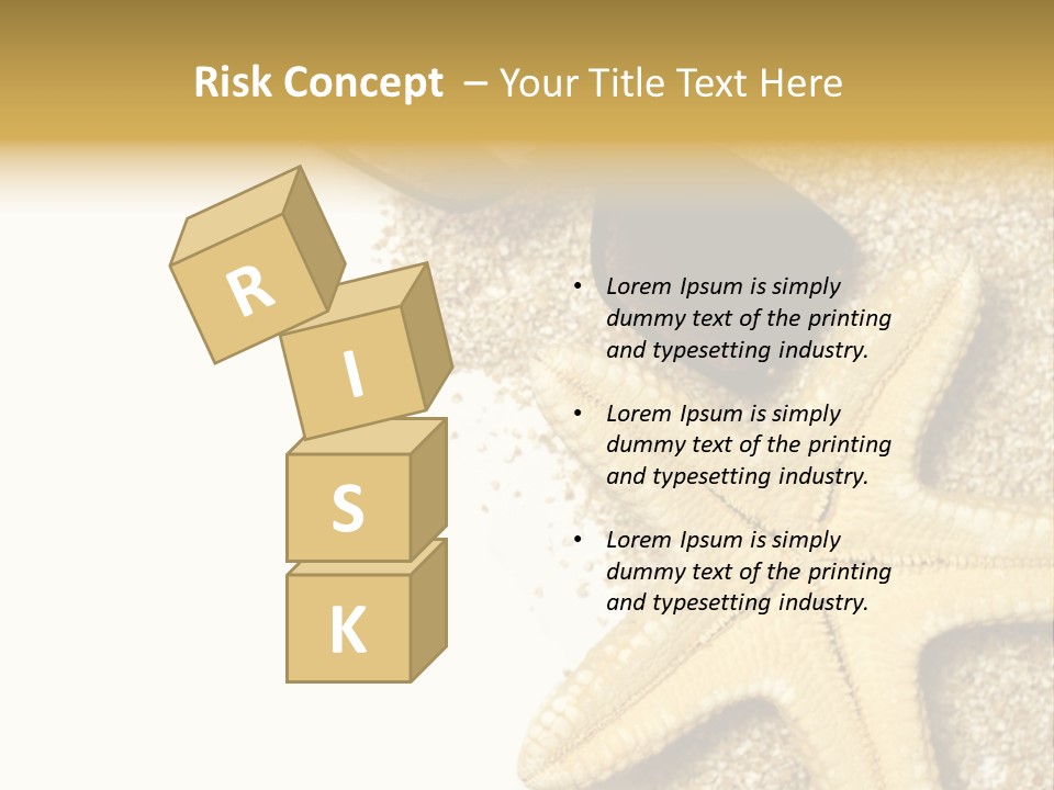 Beach Background Concept PowerPoint Template