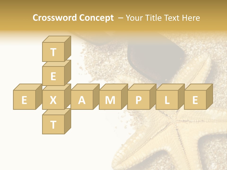 Beach Background Concept PowerPoint Template