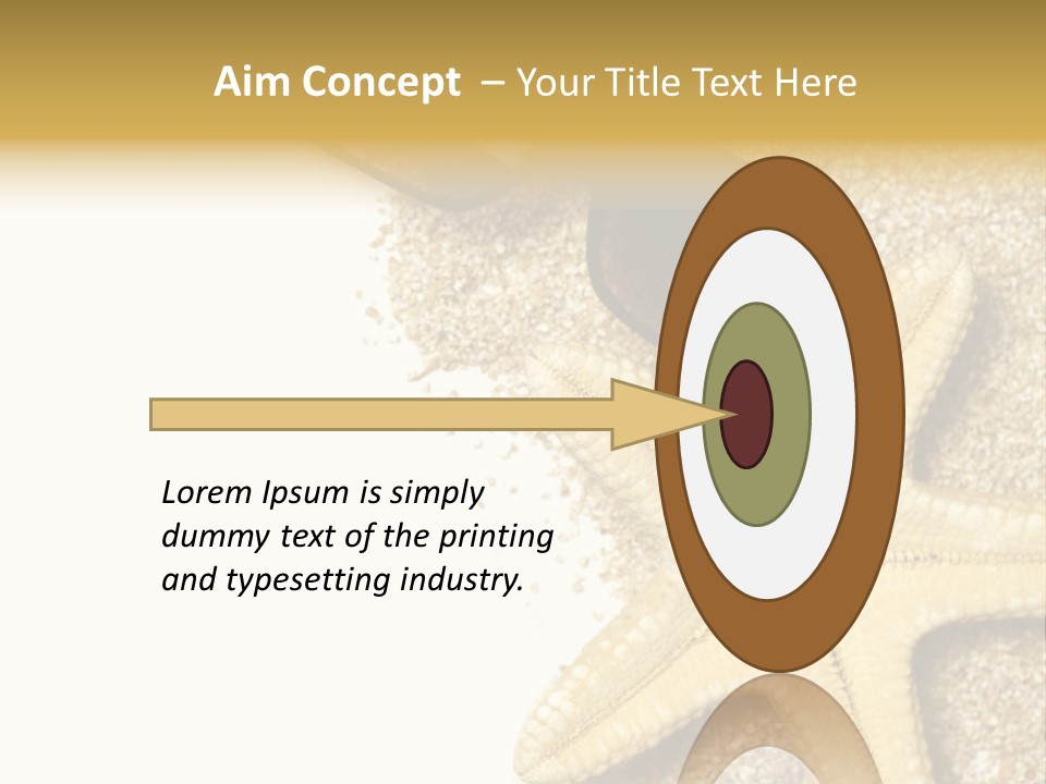 Beach Background Concept PowerPoint Template