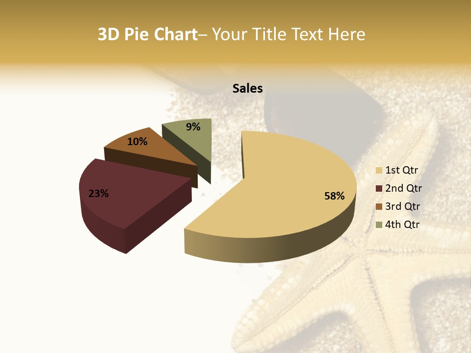 Beach Background Concept PowerPoint Template