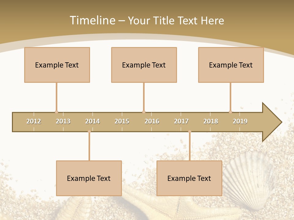 Seashell Isolated Holidays PowerPoint Template