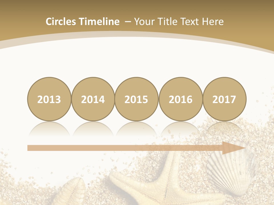 Seashell Isolated Holidays PowerPoint Template