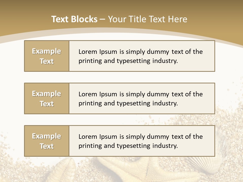 Seashell Isolated Holidays PowerPoint Template