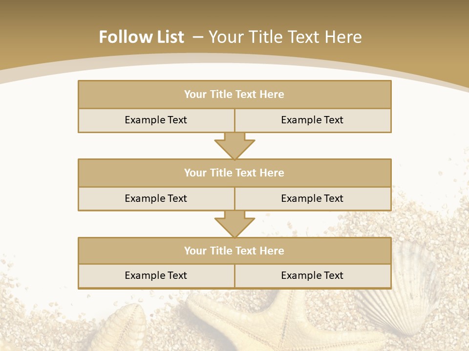 Seashell Isolated Holidays PowerPoint Template