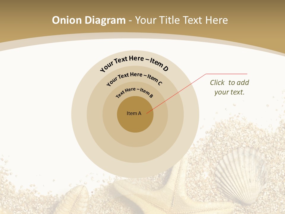 Seashell Isolated Holidays PowerPoint Template