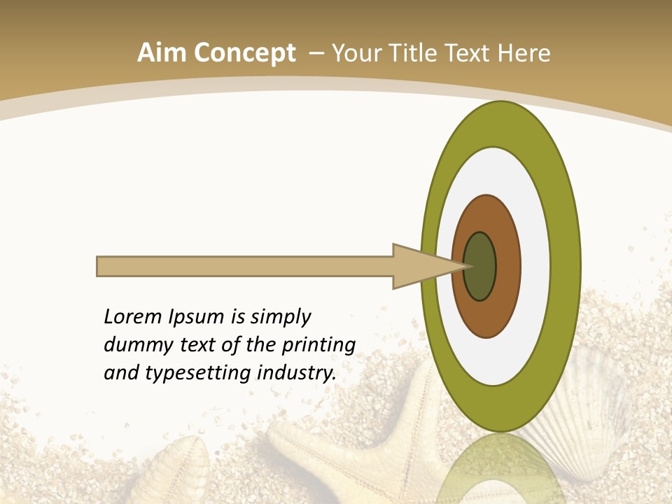 Seashell Isolated Holidays PowerPoint Template