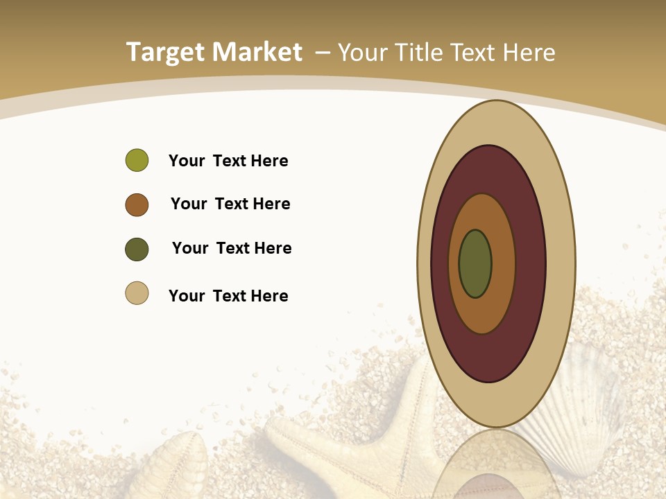 Seashell Isolated Holidays PowerPoint Template