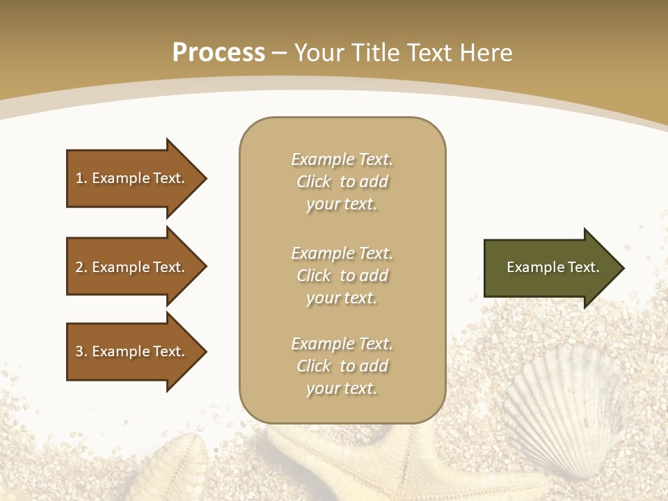 Seashell Isolated Holidays PowerPoint Template