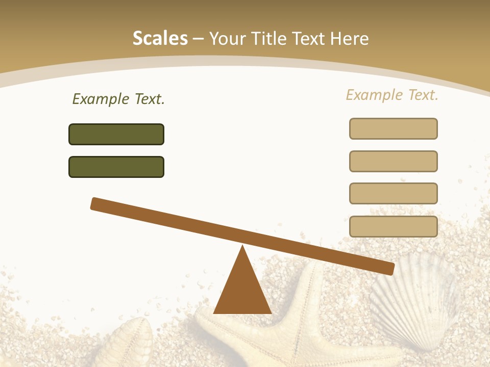 Seashell Isolated Holidays PowerPoint Template