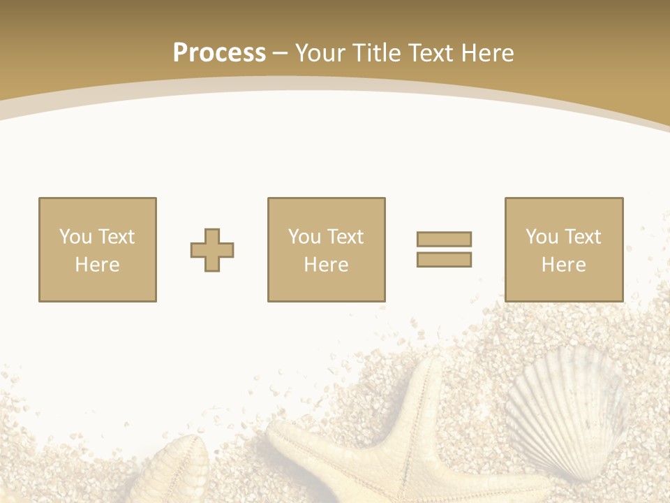 Seashell Isolated Holidays PowerPoint Template
