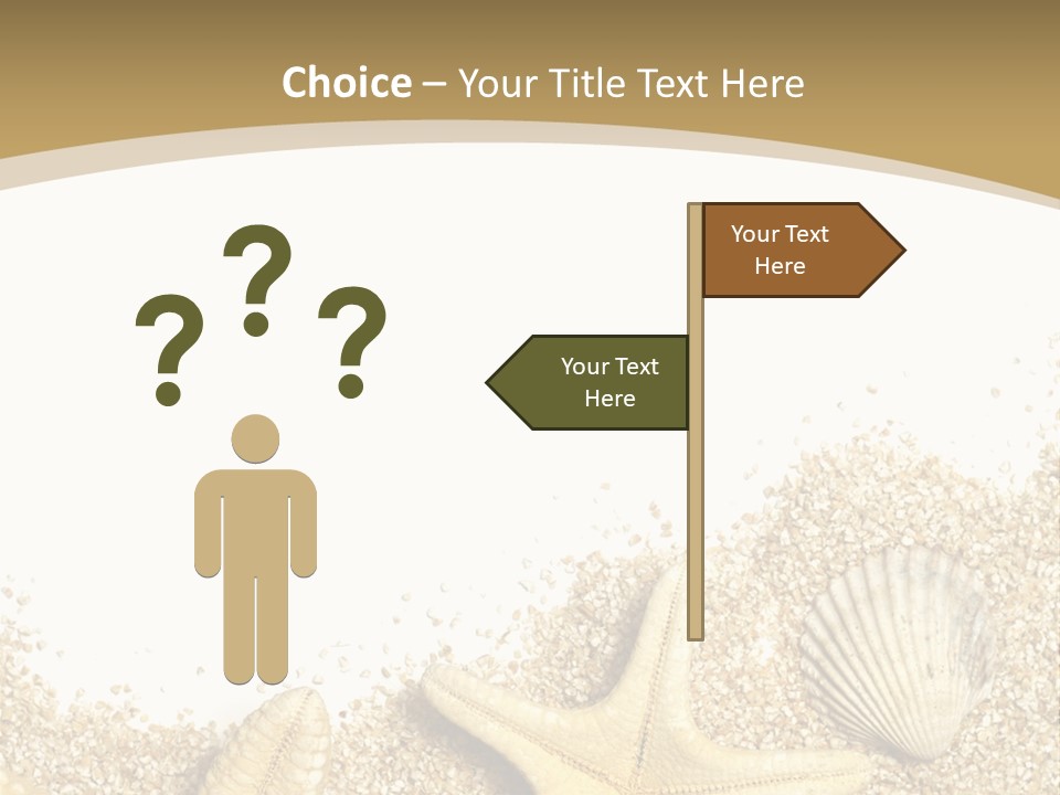 Seashell Isolated Holidays PowerPoint Template