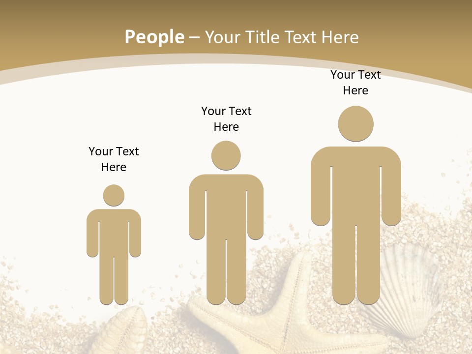 Seashell Isolated Holidays PowerPoint Template