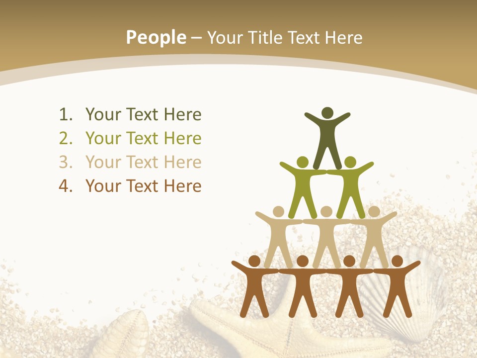 Seashell Isolated Holidays PowerPoint Template