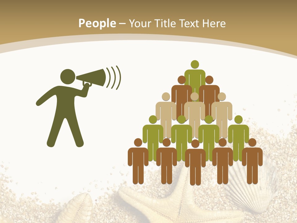 Seashell Isolated Holidays PowerPoint Template