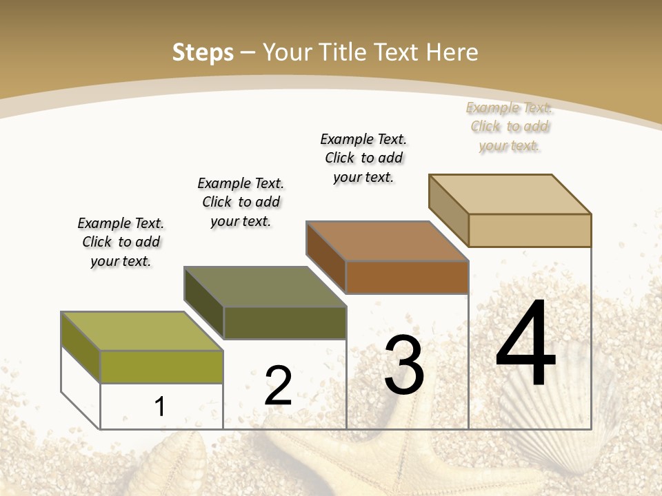 Seashell Isolated Holidays PowerPoint Template