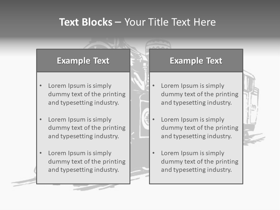 A Black And White Image Of A Train PowerPoint Template
