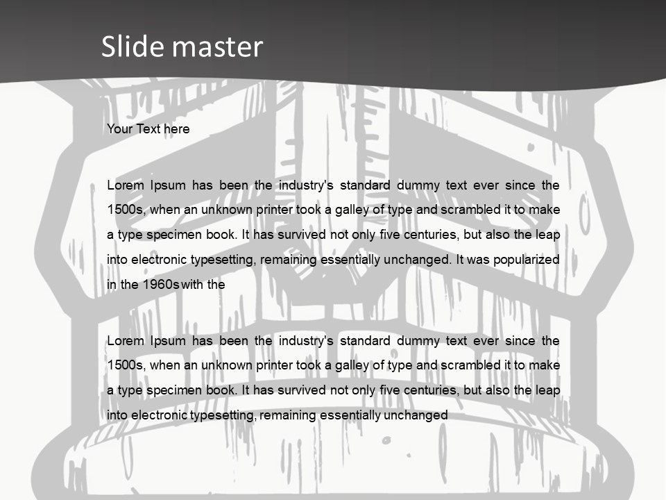 Statue Clipart Idol PowerPoint Template