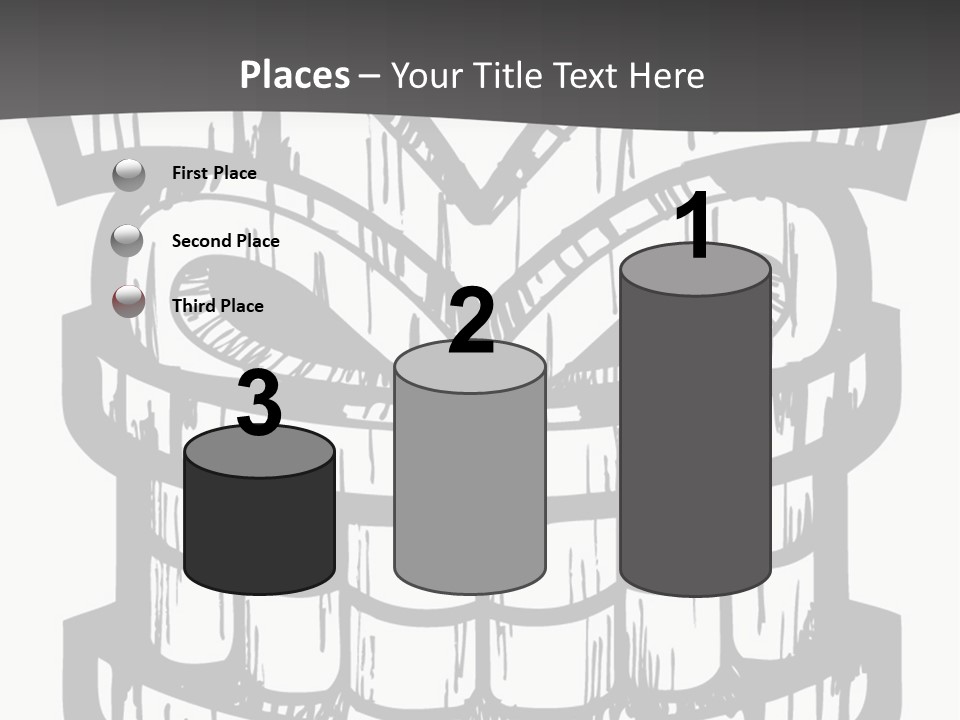 Vector Wood Tiki PowerPoint Template