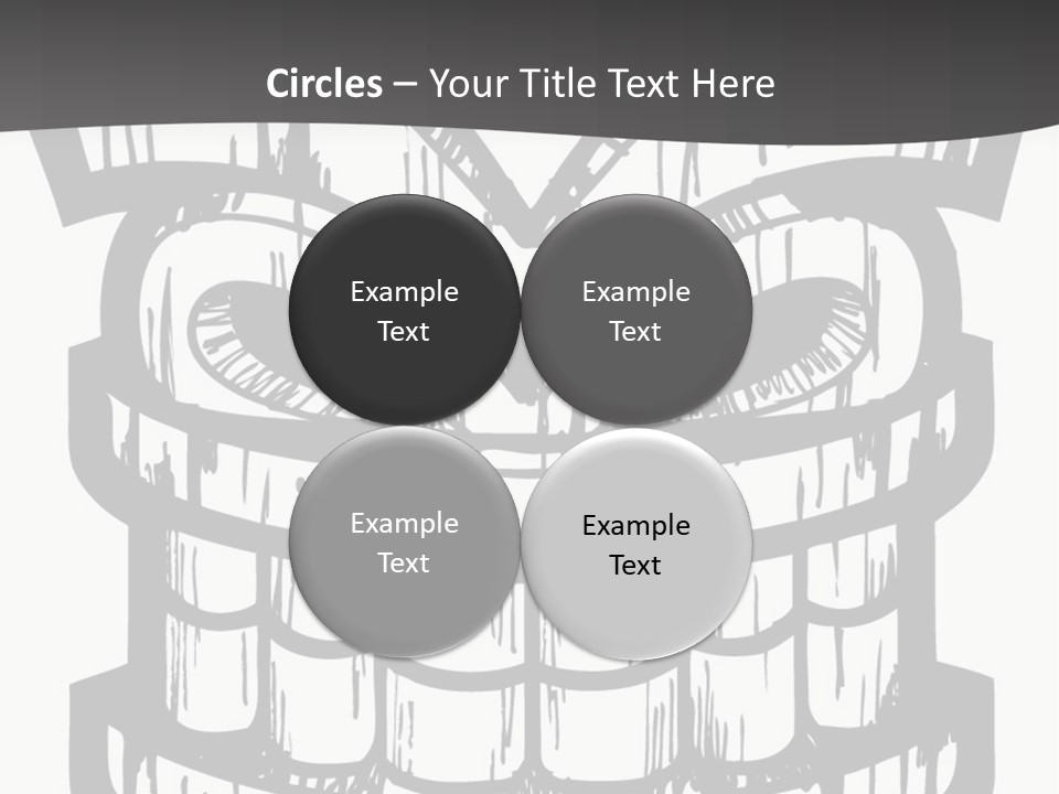 Vector Wood Tiki PowerPoint Template