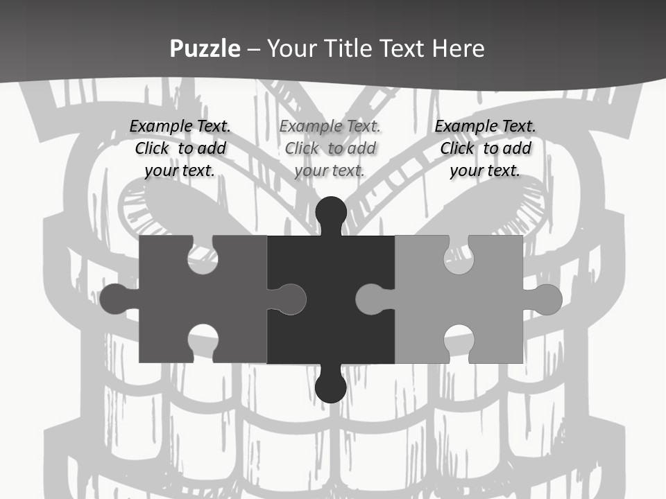 Vector Wood Tiki PowerPoint Template