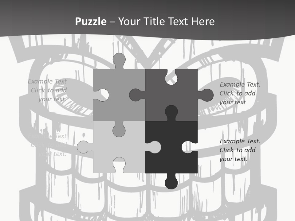 Vector Wood Tiki PowerPoint Template